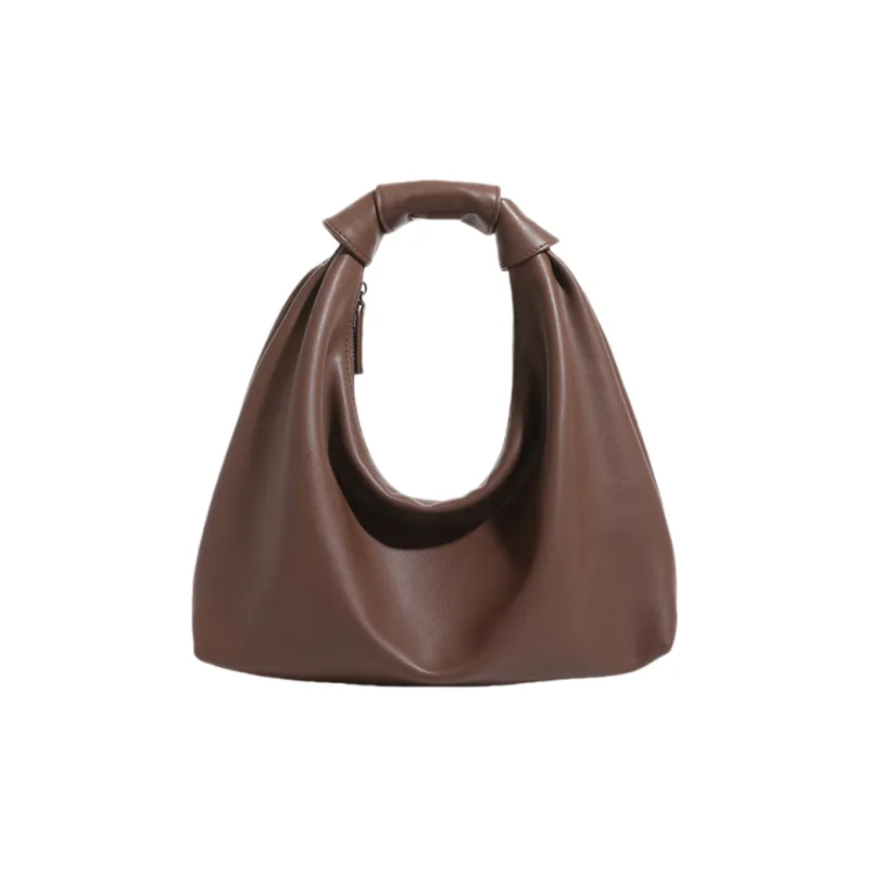NOMK PU Handbag, Shoulder Bag Women's Ecru/Classic Black/Dark Coffee-5