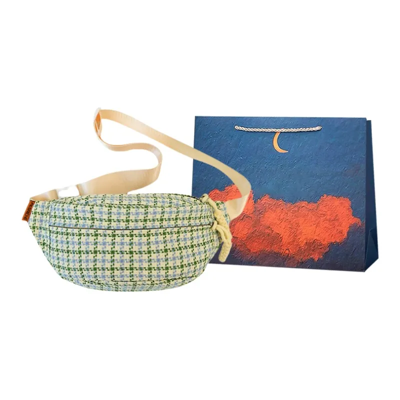 Elsvet Knitted Fabric Crossbody Bag Women's Multicolor-5