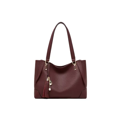 Geshiman Top Grain Cow Leather Totes Handbags Regular Women's Multicolor