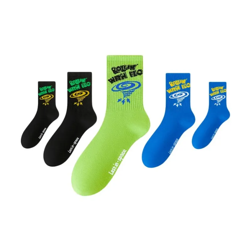 Cotton Gene Mid-Calf Socks Men's 5 Pack-5