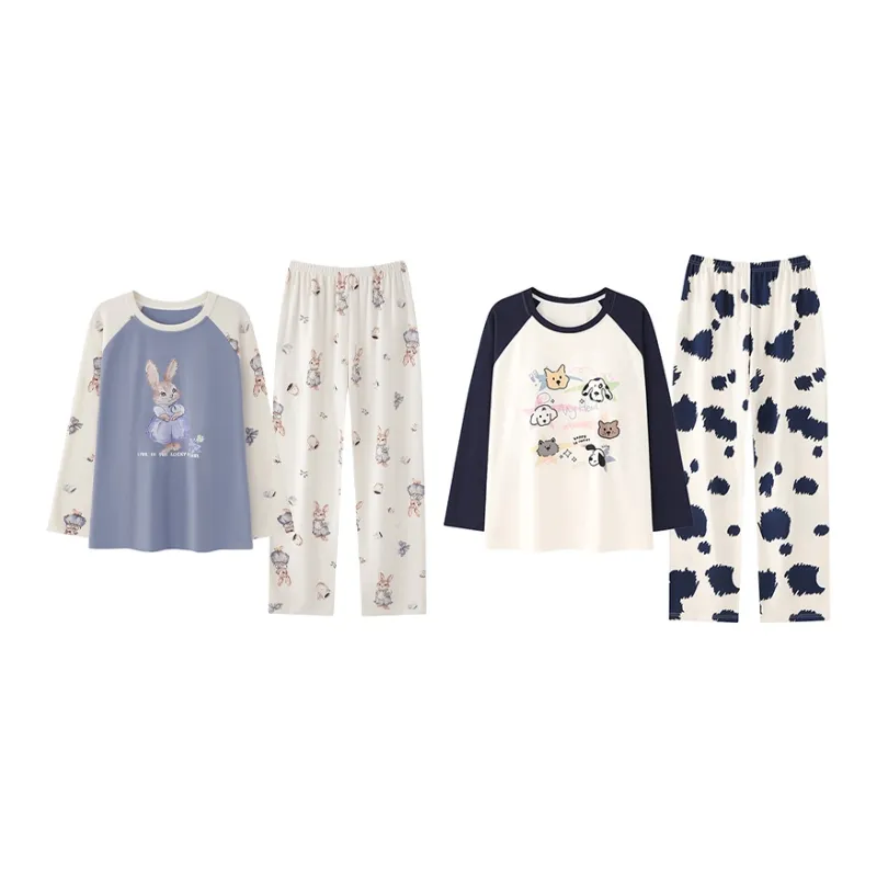 Herbal Primer Pajama Set Women's Combo Set-38