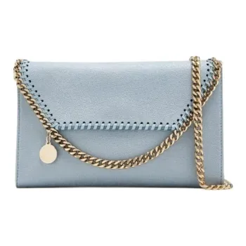 Stella McCartney Falabella Fabric Crossbody Bag Shoulder Bag Women's Blue
