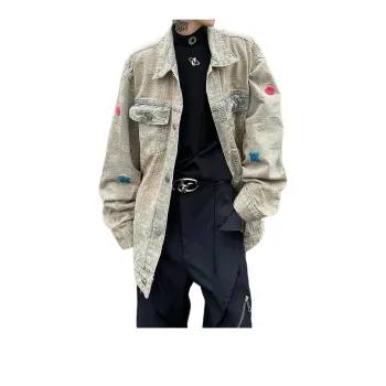 FA2LO Denim Jacket Unisex Yellow Mud