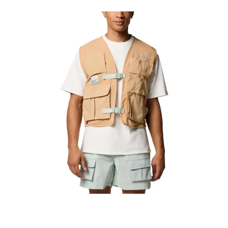 Columbia Cove Beach Vest Unisex Khaki-0