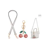 [Underarm]White Pink Crystal Cherry Pendant