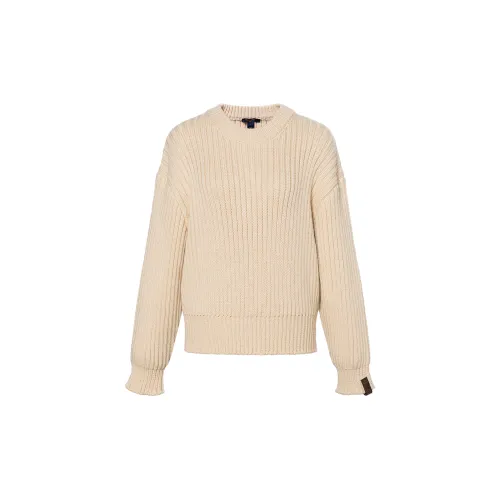 LOUIS VUITTON Elbow Patch Ribbed Pullover