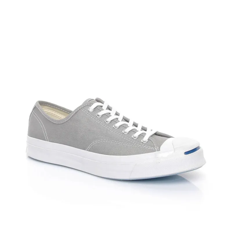Converse Jack Purcell Anti Slip Wear Resistant Low Top Canvas Shoes Unisex Gray-2