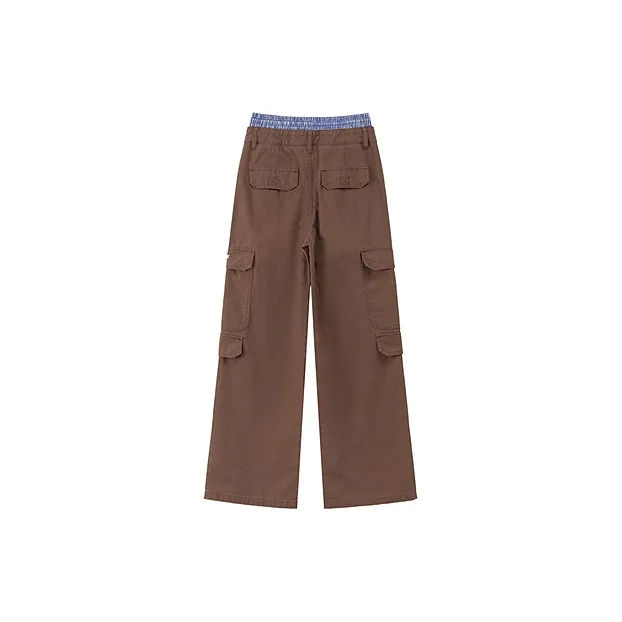 NO ONE ELSE Casual Pants Women's Brown-1
