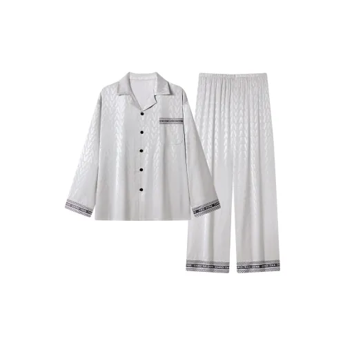 MADALLO Pajama Set Men's Light Gray