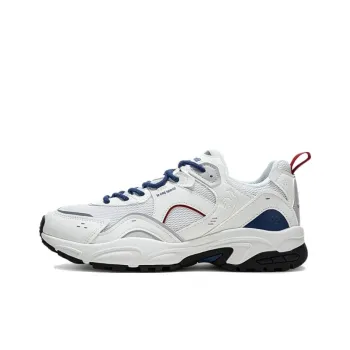 Le Coq Sportif Anti Slip Wear Resistant Low Top Casual Shoes Women's White Blue Red