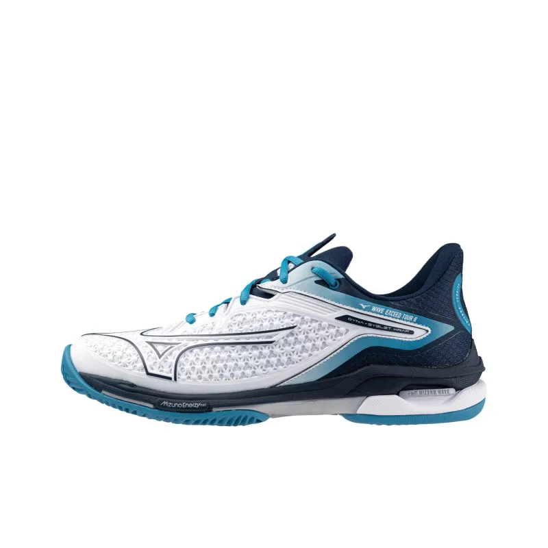 Mizuno Wave Exceed Tour 6 Low Top Tennis Shoes Unisex Blue White-0
