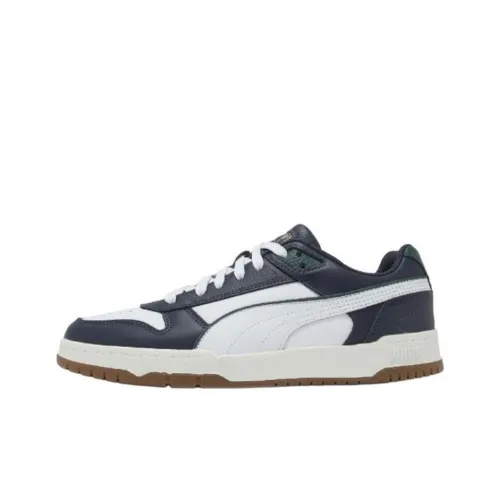 PUMA RBD Game Anti Slip Wear Resistant Low Top Skateboard Shoes Men's Blue White