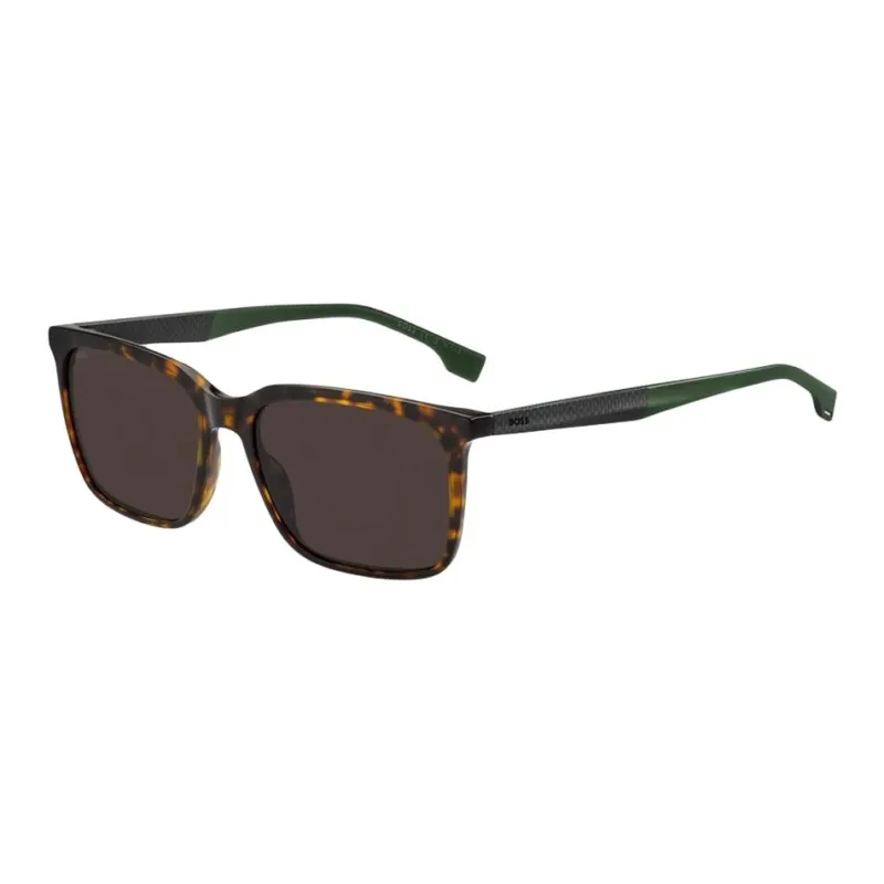 HUGO BOSS Square Sunglasses Men's Tortoiseshell-0