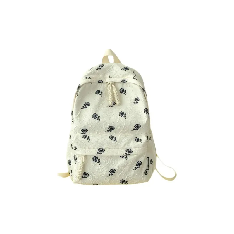 MOK Nylon Backpack Regular Women's White/Black/Pink/Green/Blue-0