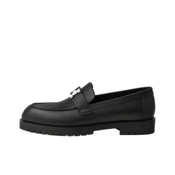 HERMES Faubourg Loafers Women's Black
