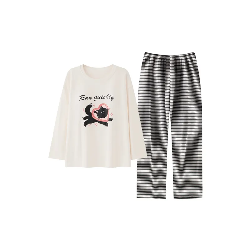 Herbal Primer Pajama Set Women's Combo Set-25