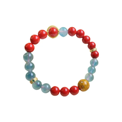 HUWEI Cinnabar Jade Bracelets Unisex