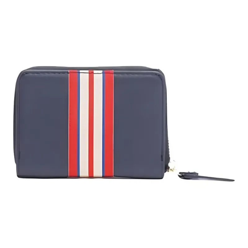 INES DE LA FRESSANGE Calfskin Wallet Women's Blue-2