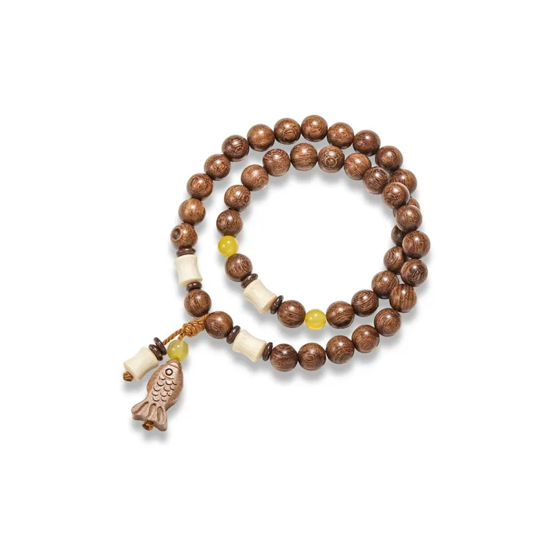 Gianina Green Sandalwood Bracelets Unisex-5