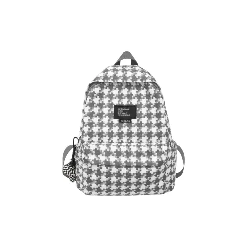 URBAN FOREST Cotton Linen Blend Backpack Unisex Gray/Black/Blue/Brown