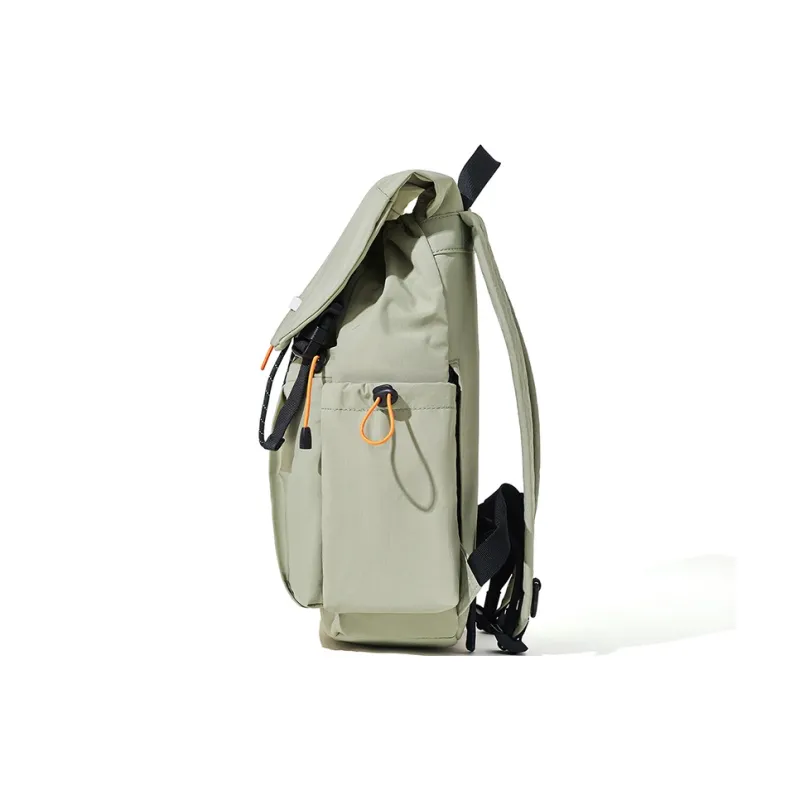 BOSTANTEN Fabric Backpack Unisex Black/Green-10