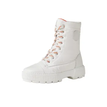 HERMES Fresh Ankle Boots 4cm Women's White