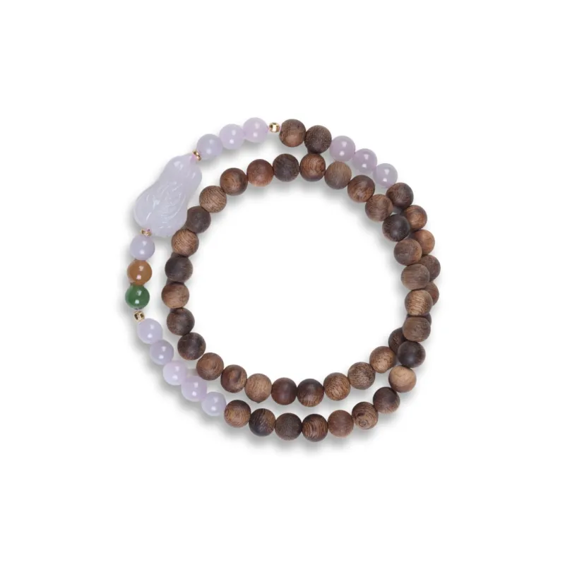 TIANTAISHAN Hetian Jade Bracelets Smoky Purple Unisex-0