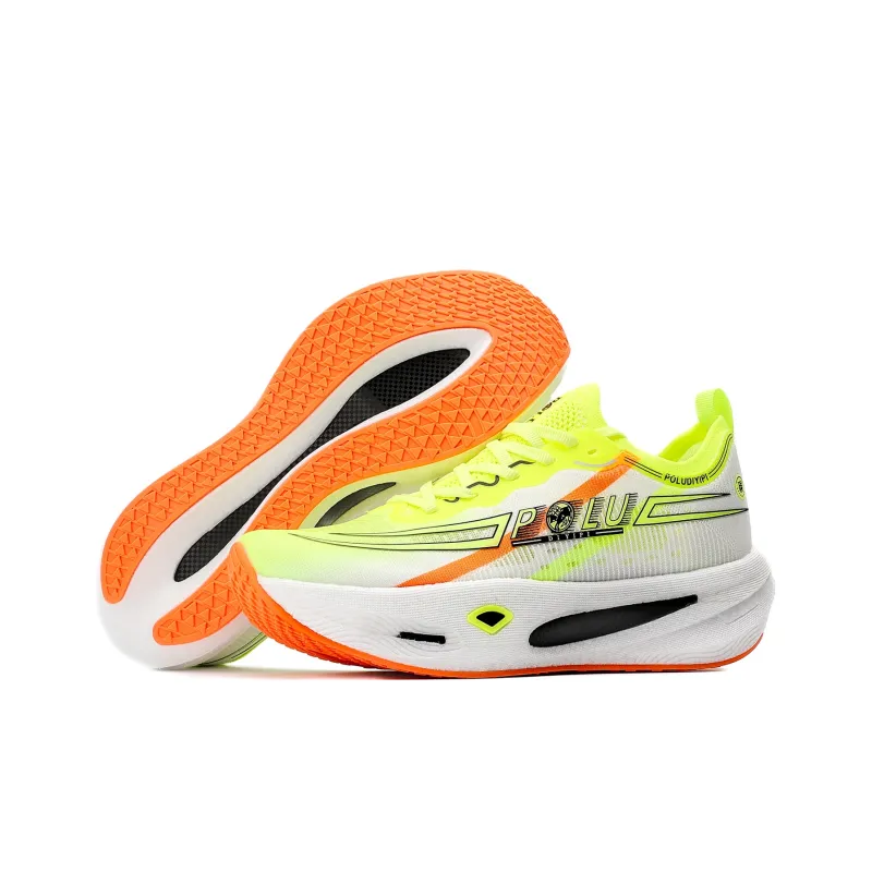 POLUDIYIPI GT8.0 SPEED Impact Resistant Lightweight Breathable Sprint Long Distance Running Shoes Unisex Green Grape-2