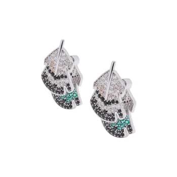 LOEWE Sterling Silver Earrings Women's Multicolor