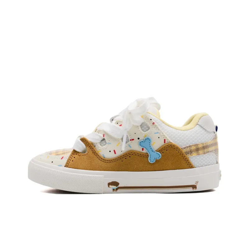 ABCIO Skateboard Shoes Unisex Low Top Leopard Print Blue-6