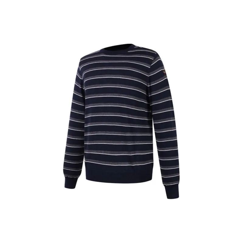 Paul & Shark Yachting Sweater Men's Navy Blue Stripes-2