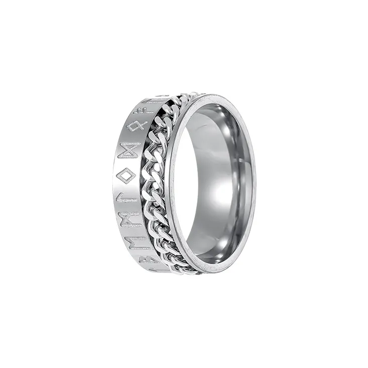 MISS XIA JWY Titanium Steel Rings Men's-0
