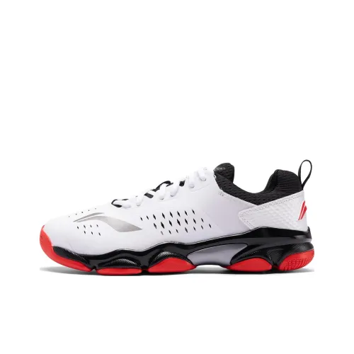 LiNing Sonic Boom OP Wear Resistant Low Top Training Shoes Men's White Black