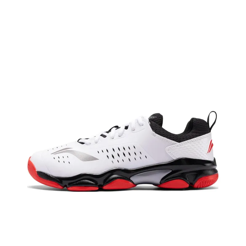 LiNing Sonic Boom OP Wear-Resistant Low-Top Training Shoes Men's White Black-0