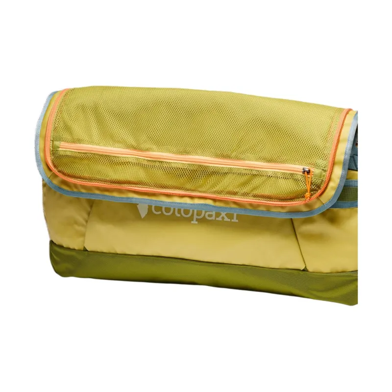 Cotopaxi Recycled Coated Nylon Backpacks Travel Bags 70L Unisex Lemon Grass With Cedar Color-5