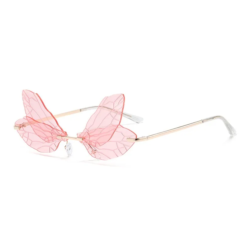 NOME Metal Plastic Irregular Shape Sunglasses Unisex-4