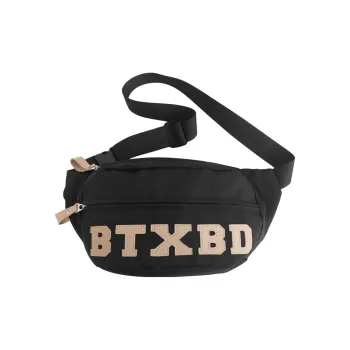 Travel Nylon Sling Bag Fanny Pack Regular Unisex Black/Red/Blue/White