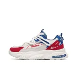 Beige Blue Red
