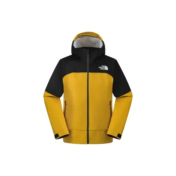 THE NORTH FACE Waterproof, Windproof, And Breathable Windbreaker Jacket Men's Yellow/Black