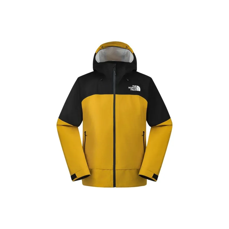 THE NORTH FACE Waterproof, Windproof, And Breathable Windbreaker Jacket Men's Yellow/Black-0