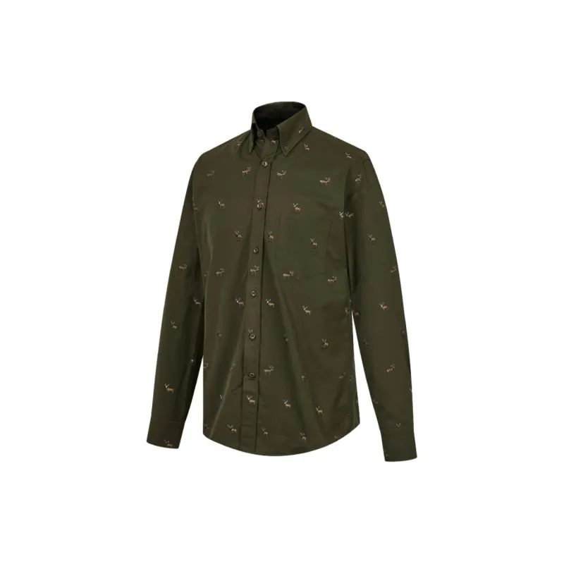 Paul & Shark Yachting Shirt Men's Olive Green-2