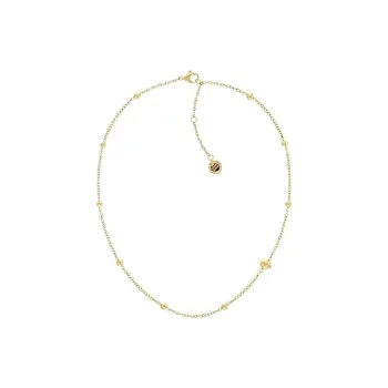 Tommy Hilfiger Gold Plated Stainless Steel Necklaces Unisex Gold