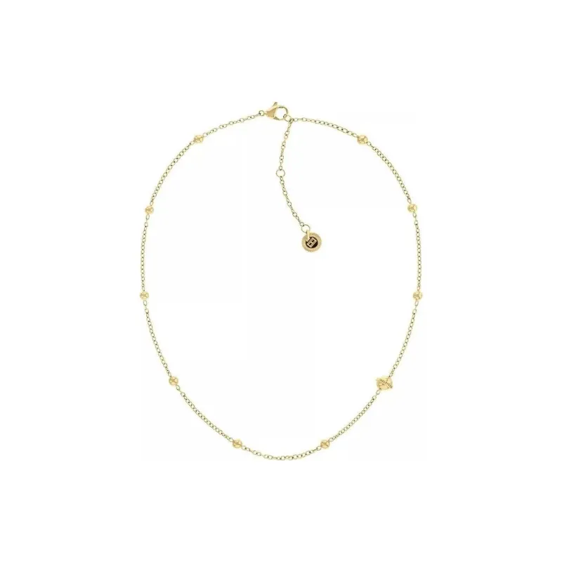 Tommy Hilfiger Gold Plated Stainless Steel Necklaces Unisex Gold-0