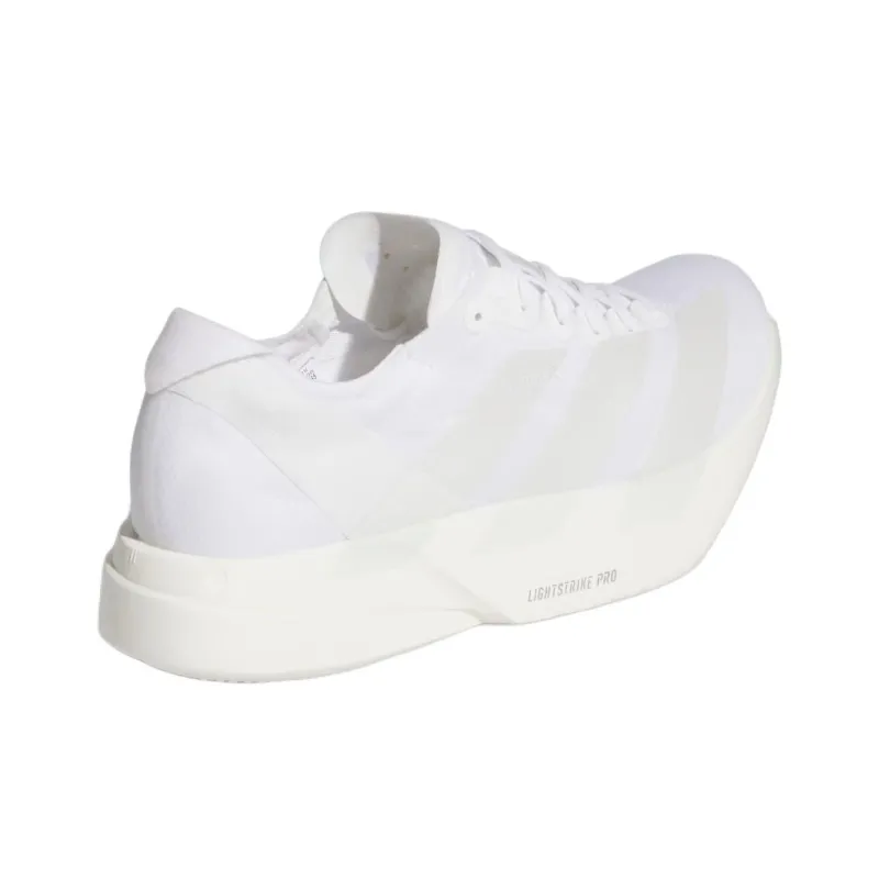 Adidas Adizero Adios Pro 4 Anti Slip Wear Resistant Low Top Marathon Long Distance Running Shoes Men's White-3