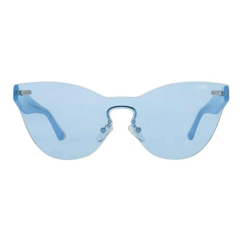 Victoria's Secret Irregular Shape Sunglasses Women's Blue-1