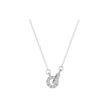 Heart Grass S925 Silver Necklaces Women's