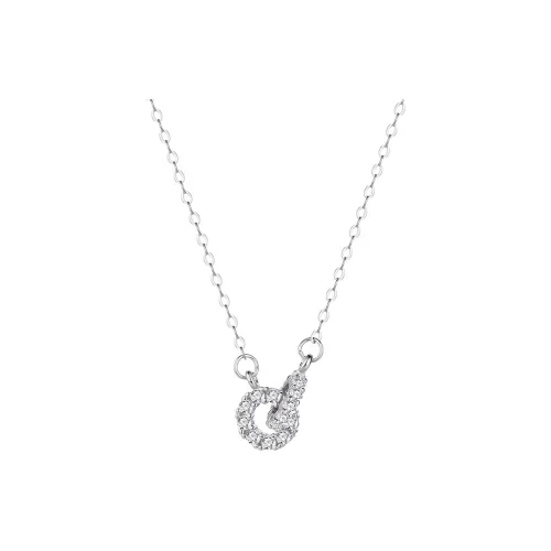 Heart Grass S925 Silver Necklaces Women's