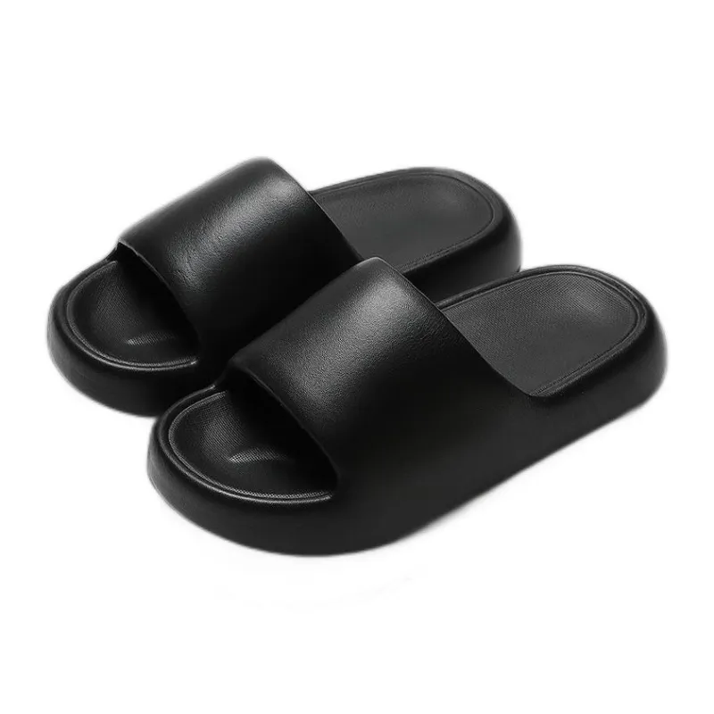NAIHUO Summer Home Use Squashy And Bouncy Feeling EVA Platform Slippers, Bathroom Bathing Slip Resistant Quiet, Unisex-17