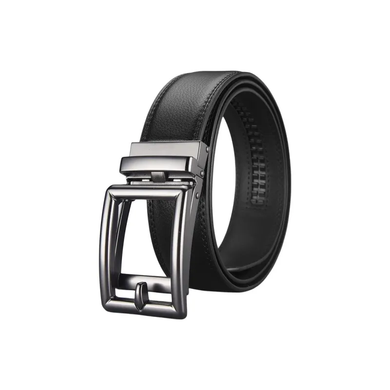 Yamaichi Maru Double Layered Coated Cow Leather Leather Belts Men's 3.5cm-0