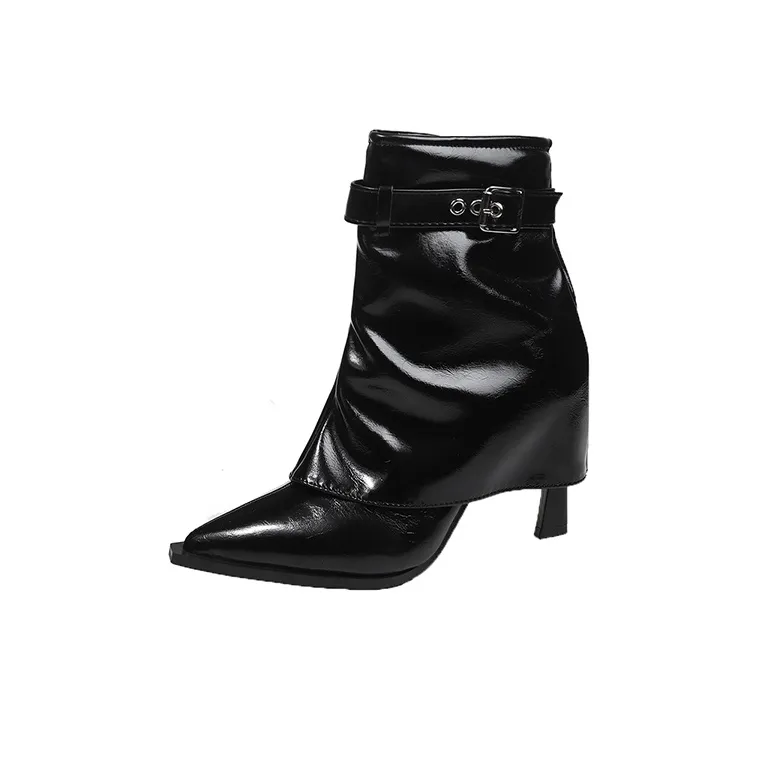 AFJI Ankle Boots Women's Black/White-0